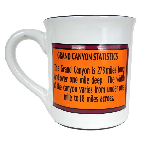 Vintage Grand Canyon Souvenir Mug 2001 Eagle Sunset‎ Scenic View Coffee Cup - Picture 2 of 8